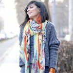 The cartoon scarf